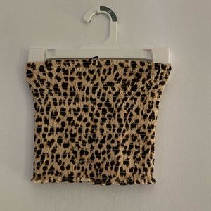 kids cropped tube top